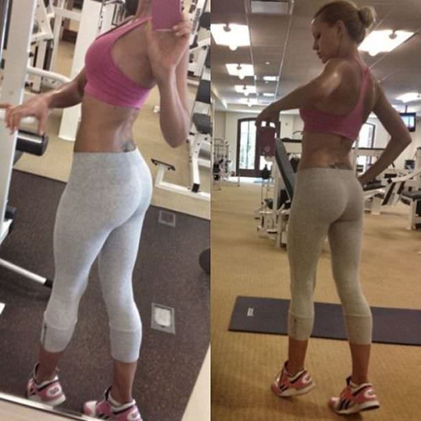 Стройные красотки в обтягивающих трико